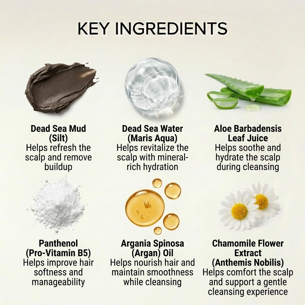 SEACRET HydraMud lather shows effective cleansing without heavy residue.