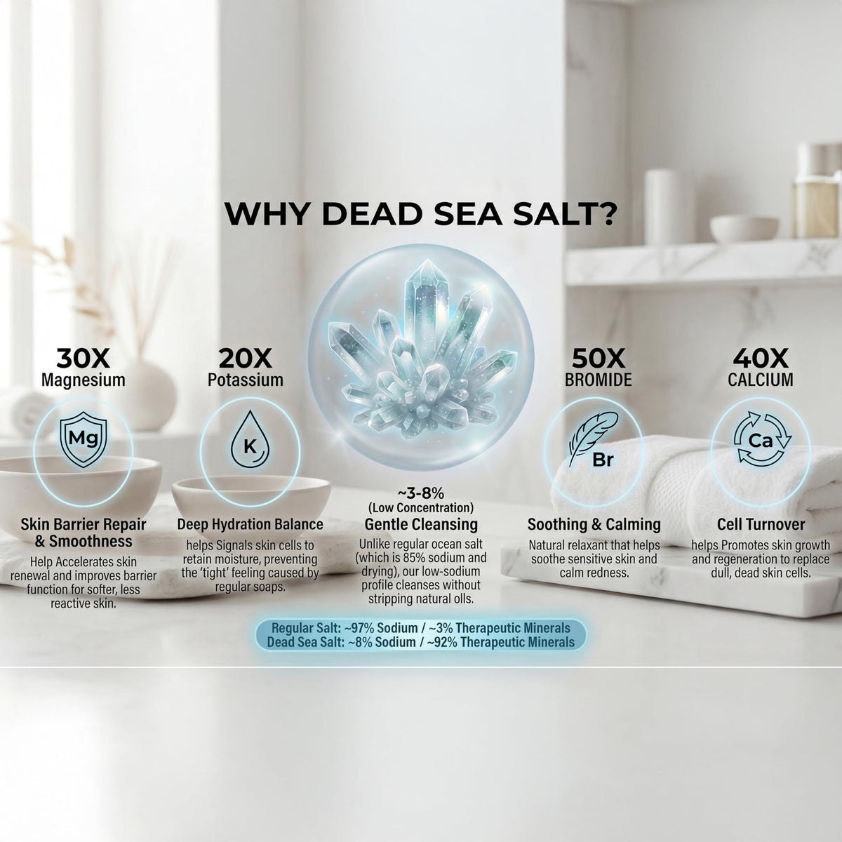 Sea Buckthorn oil bottle from SEACRET Minerals for skin softness