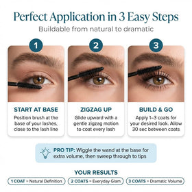 SEACRET mascara safe for sensitive eyes and contact lens wearers