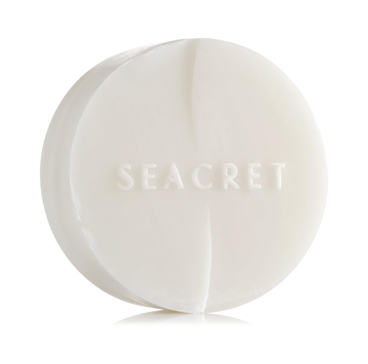 SEACRET triple-milled soap image showcases durable, long-lasting mineral bar.