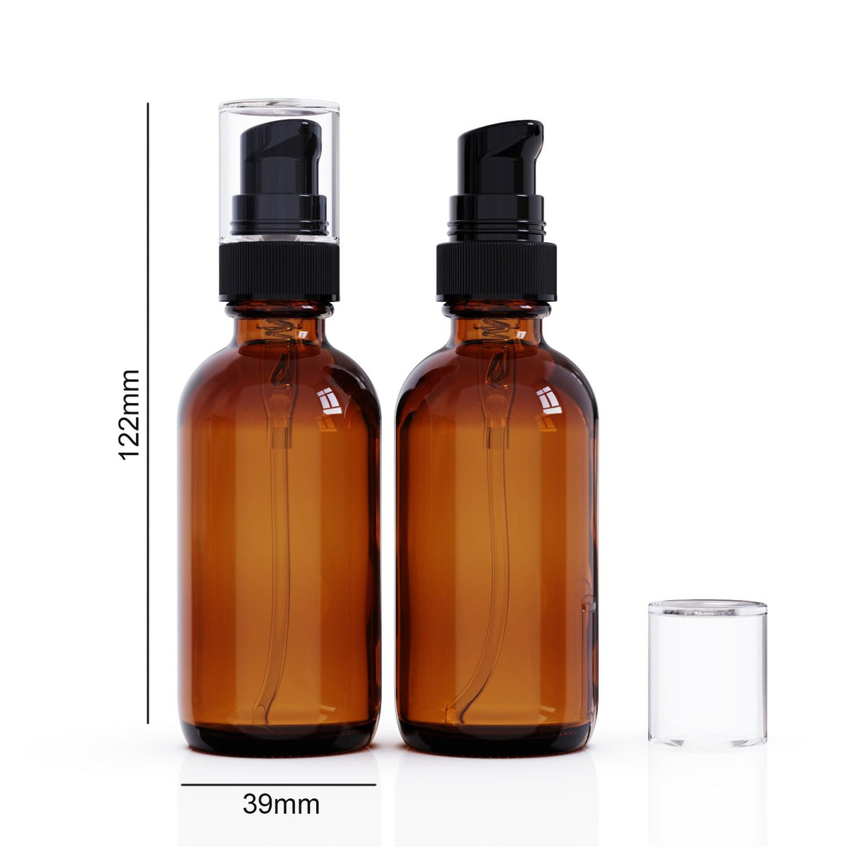 Seafulee travel-size bottle 2oz ideal for on-the-go lotions and serums.
