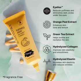 SEAMANTIKA Eyeliss complex image suggests fast, temporary puffiness reduction.