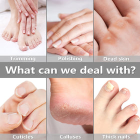 SEAMIND rechargeable 2000mAh battery enables cordless nail care sessions.