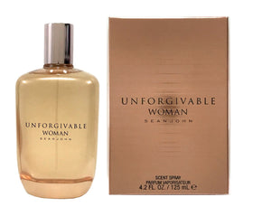 Sean John Unforgivable Women bottle pour, floriental fragrance ideal for evening wear.