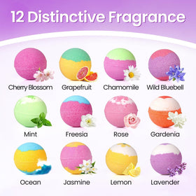 SeasonBliss bath bomb jasmine for gentle relaxation in bath.