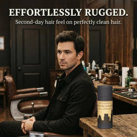 Seattle Pomade Co. Organic Texture Powder uses certified organic ingredients for safer styling.