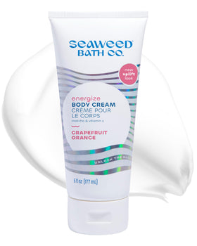 Seaweed Bath Co. Energize bottle top view for convenient daily hydration.