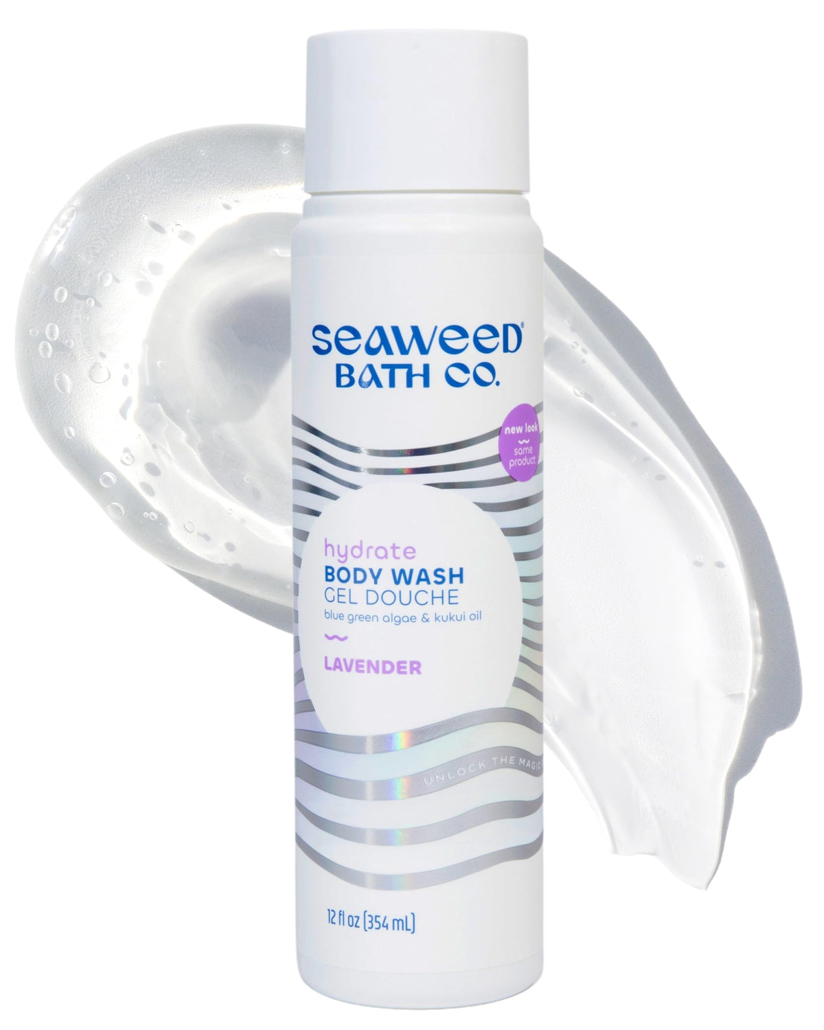Seaweed Bath Co. Hydrate bottle lavender for daily hydrating cleanse.