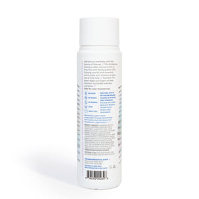 Seaweed Bath Co. Volumize Lavender label closeup highlights calming fragrance