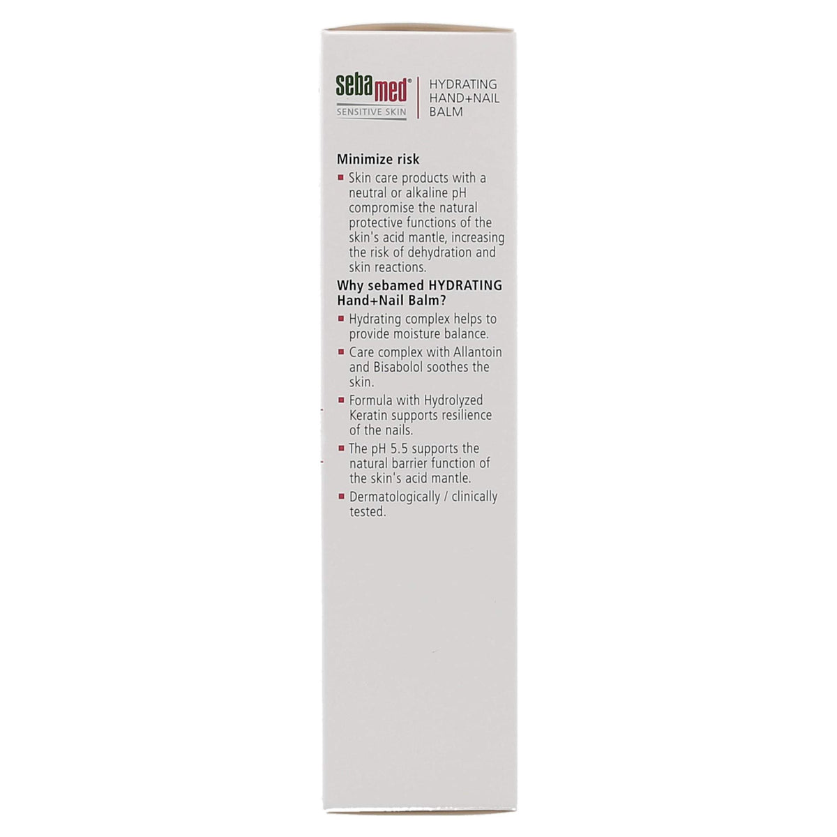 Daily hand care routine with Sebamed Balm for sensitive skin.