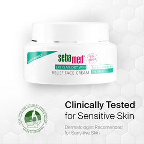 SEBAMED Extreme Dry Skin Relief packaging on display