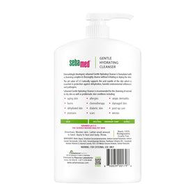 Close-up of SEBAMED fragrance-free cleanser pump bottle for mild daily cleansing