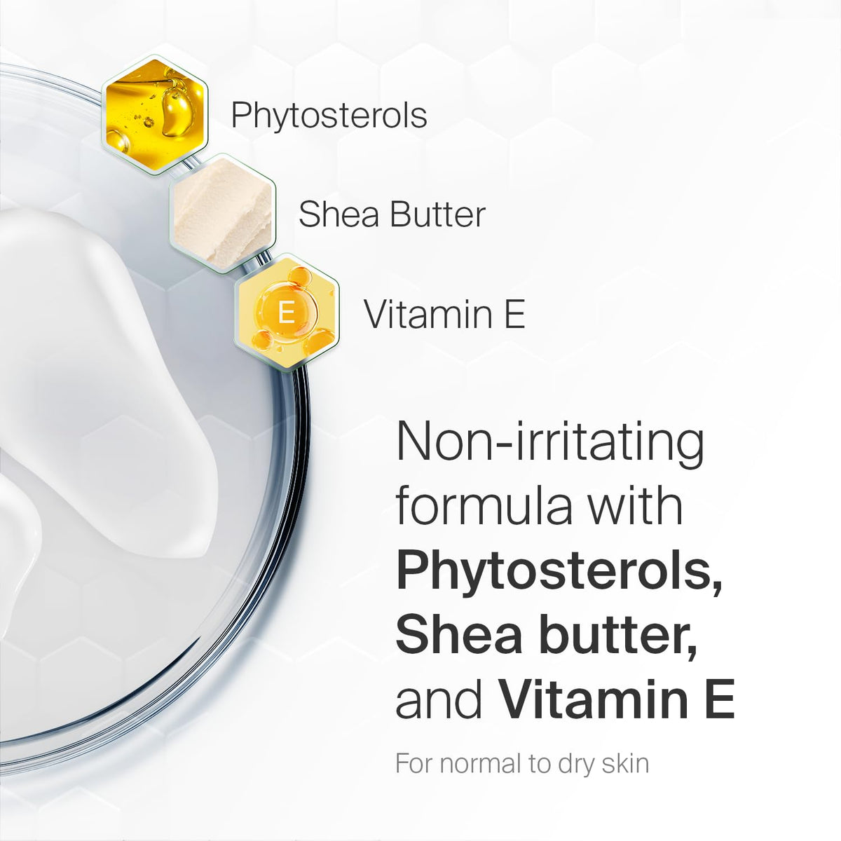 SEBAMED fragrance-free lotion ingredients: shea butter and vitamin E