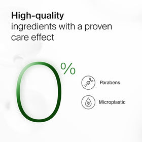 SEBAMED Q10 formula with panthenol and vitamin E promotes soothing nourishment.