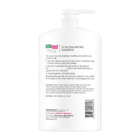 SEBAMED label close-up highlighting dermatologist-tested formula.
