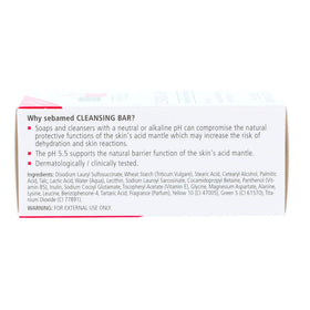 Sebamed bar enriched with natural vitamins and amino acids for skin nourishment.