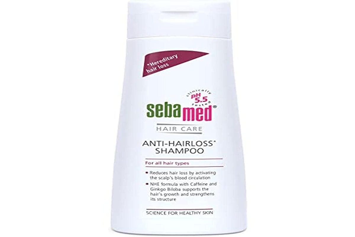 SEBAMED Scalp Activating Shampoo bottle front view supports everyday scalp cleansing.