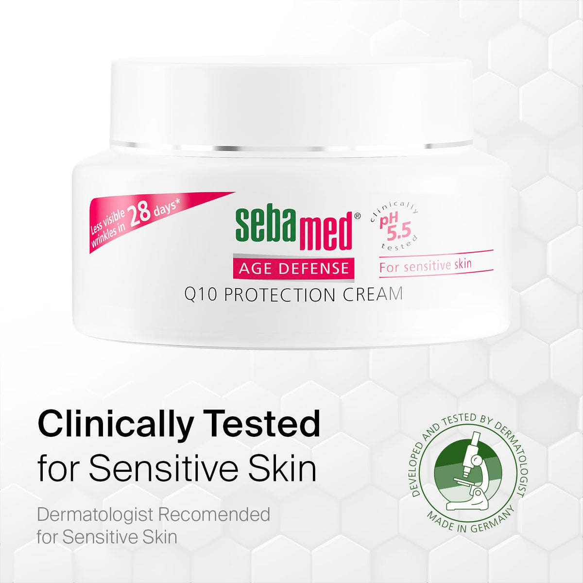 SEBAMED skin after use shows smoothness and healthy glow.