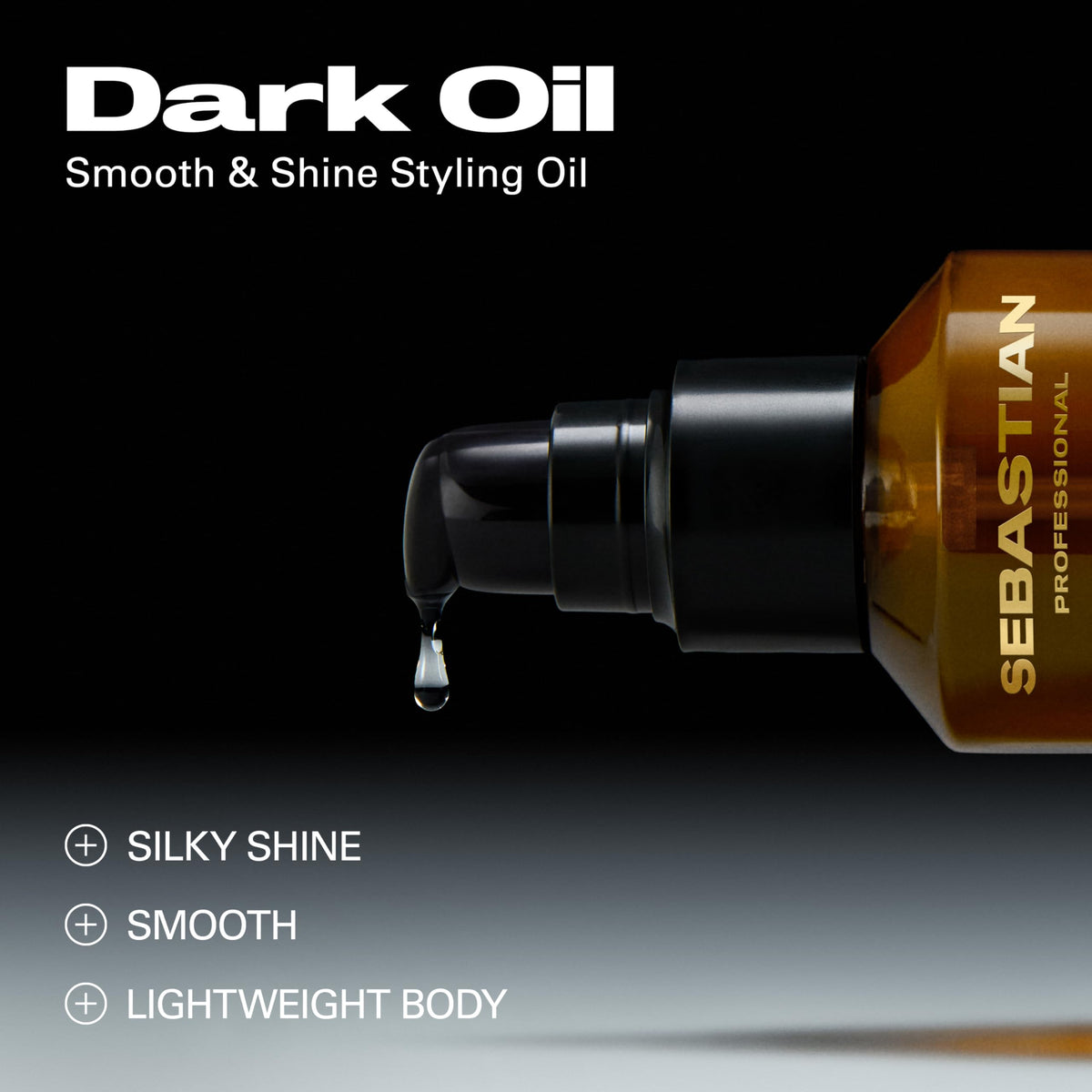 Sebastian Dark Oil argan-sandalwood-blend closeup highlights shine