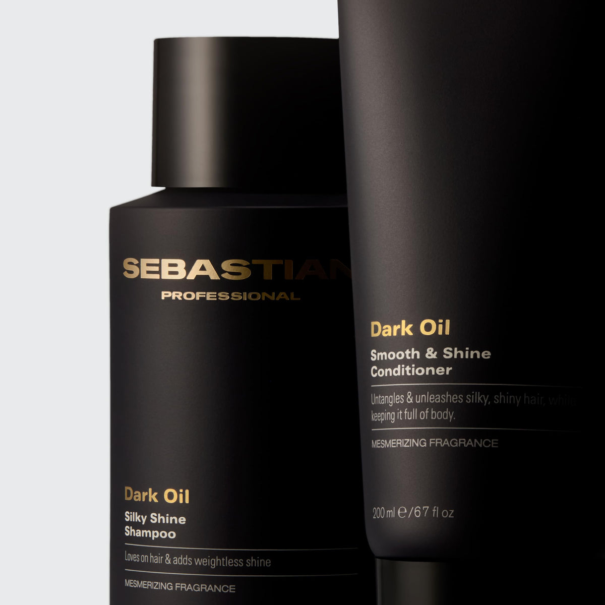 Sebastian Dark Oil reveals silky shine and weightless body.