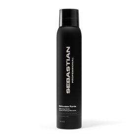 Sebastian Mousse Forte bottle showing strong hold for curls and waves.