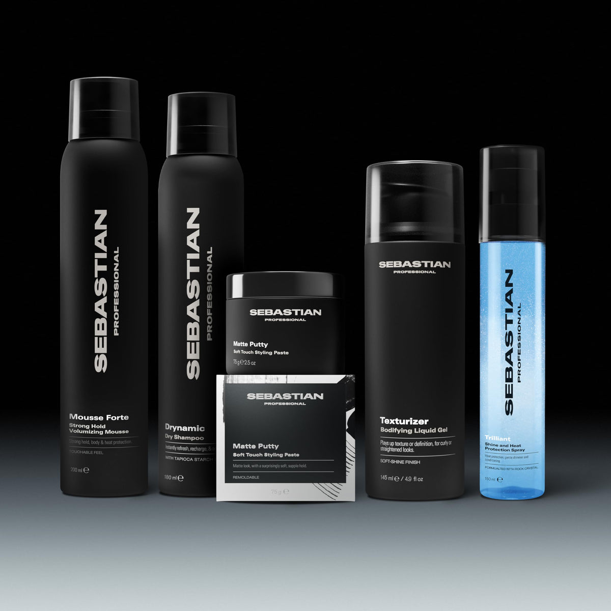 Sebastian Mousse Forte in a salon setup demonstrating professional use.