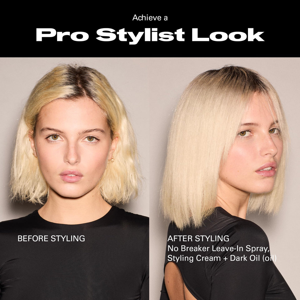 Sebastian No Breaker apple acid technology supports smoother, stronger-feeling hair.