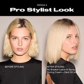 Sebastian No Breaker apple acid technology supports smoother, stronger-feeling hair.