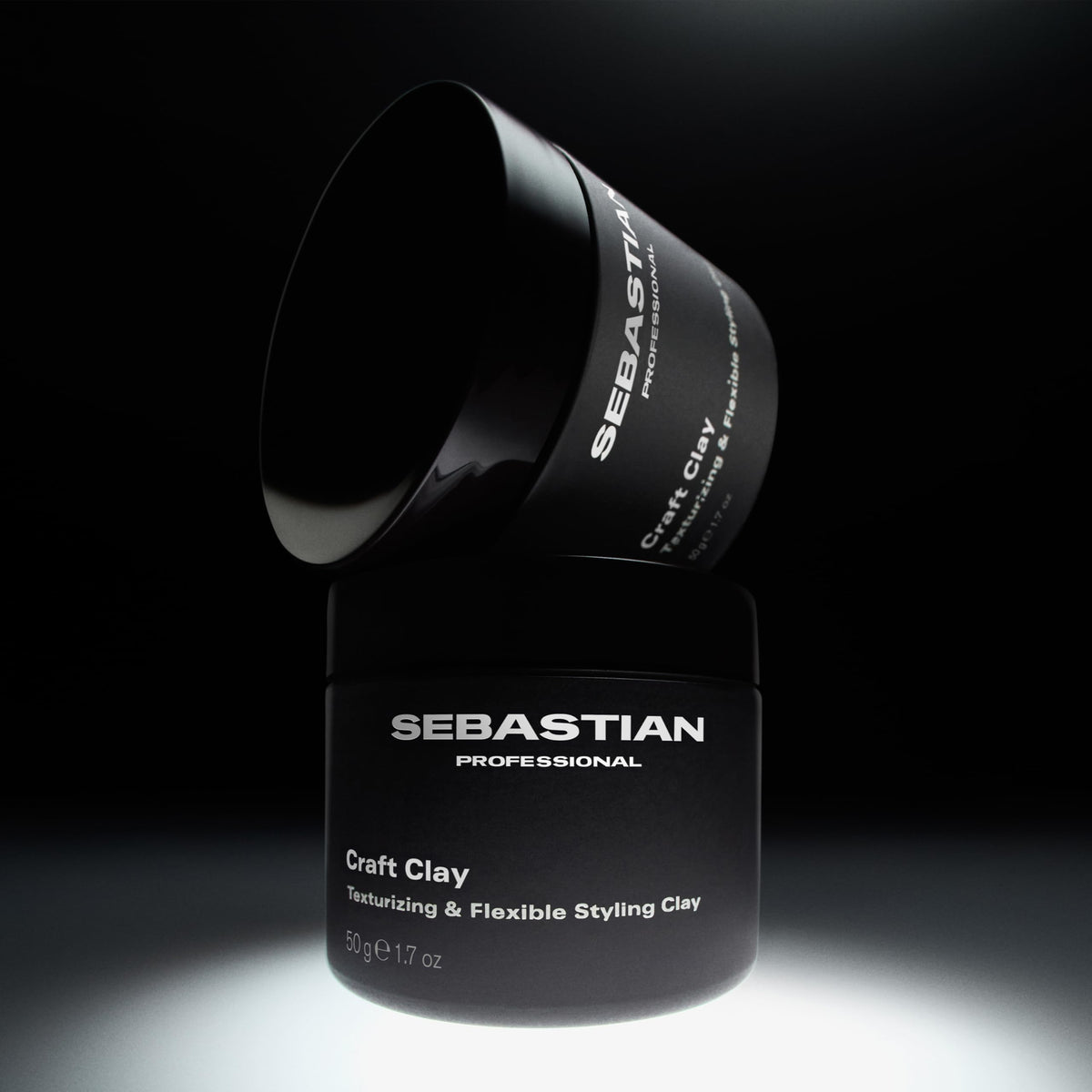 Sebastian Packaging variation shows brand logo and cap differences