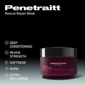 Sebastian Penetraitt Rescue Mask targets damaged hair for softness