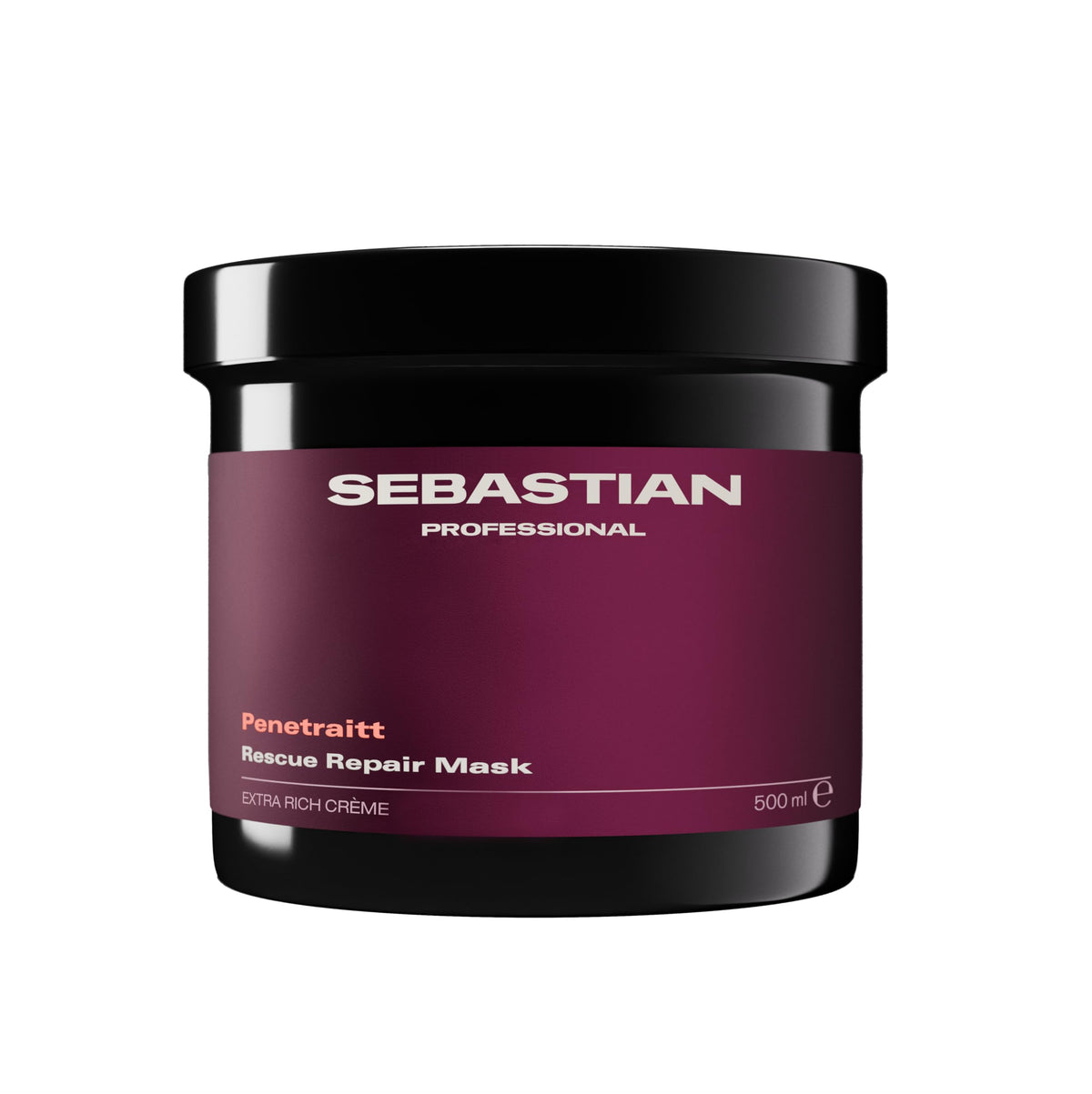 Sebastian Penetraitt Rescue Repair Mask packaging close-up for damaged hair