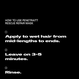 Sebastian Penetraitt Rescue Mask leaves hair silky and shiny