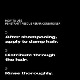 After-use Penetraitt results show softer feel and manageable strands.