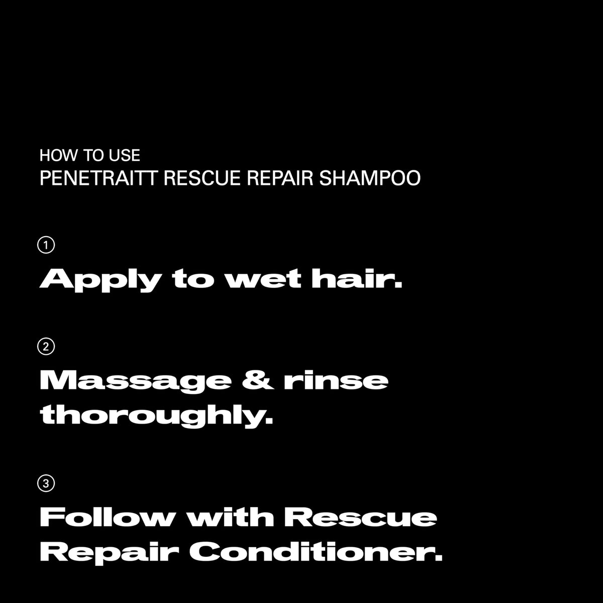 Sebastian Penetraitt shampoo closeup of damaged hair showing repair