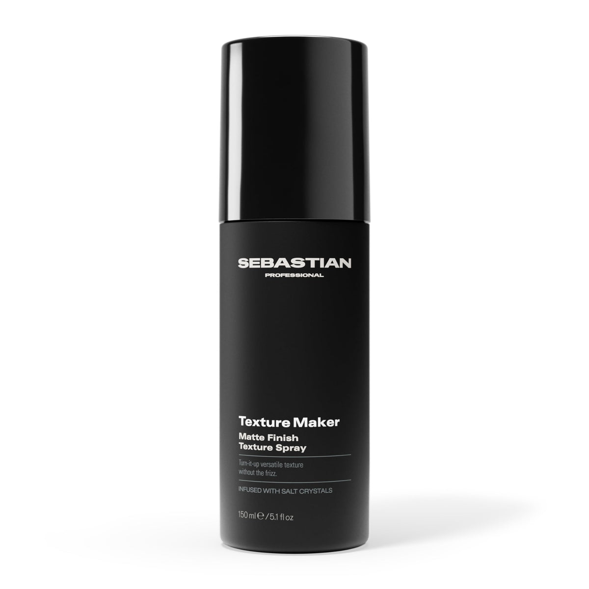 Sebastian Texture Maker spray bottle pour showing matte finish and reworkable texture