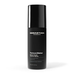 Sebastian Texture Maker spray bottle pour showing matte finish and reworkable texture