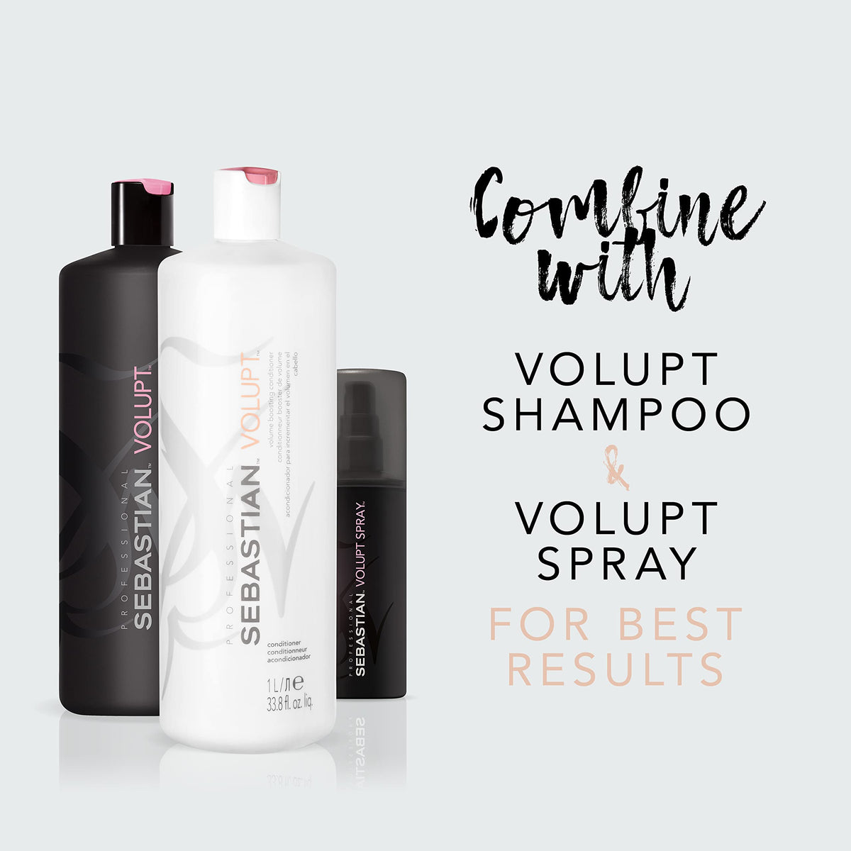 Sebastian Volupt bamboo extract visual hints at natural nourishment for hair.