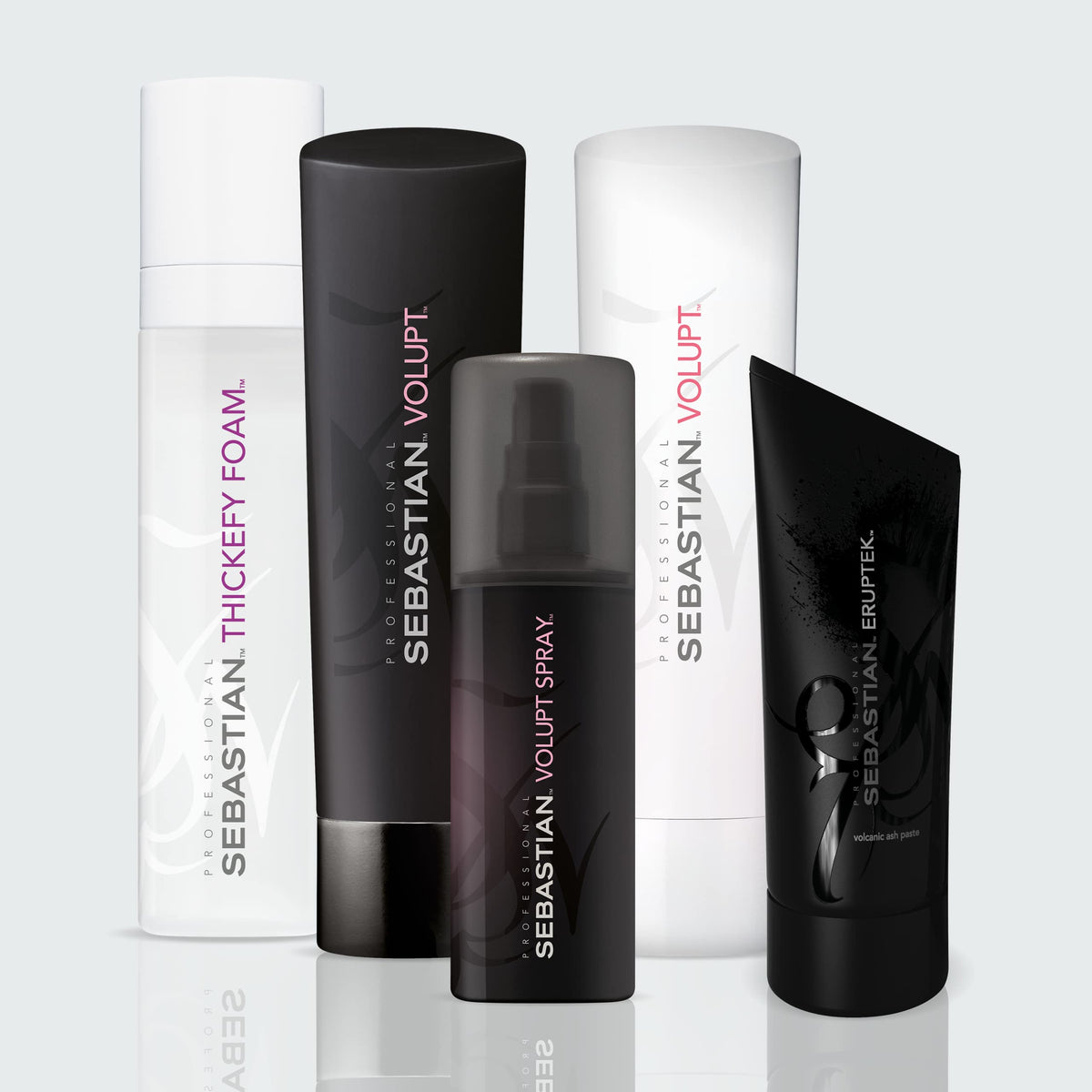 Sebastian Volupt color-treated hair after use shows softness and lift