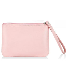 SeBUCUOO clutch stadium compact pink front, easy event carry.