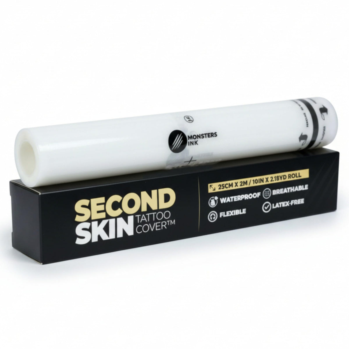 Second Skin Tattoo Cover matte finish prevents fabric sticking and discomfort.