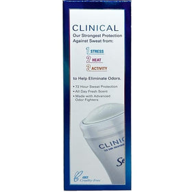 Secret Clinical Completely Clean deodorant stick close-up highlighting a clean formula.