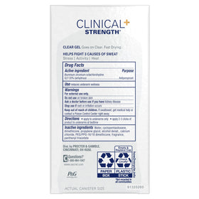 Secret Provitamin B5 formulation close-up emphasizes skin support