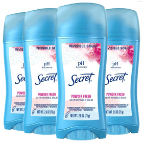 Secret Invisible Solid Powder Fresh front view showing discreet daily protection