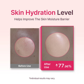Secret Key Galactomyces Ferment essence swirl on skin for refined texture.