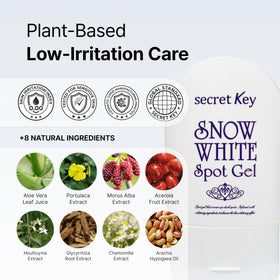 Elbows and knees receiving gentle smoothing from Secret Key gel