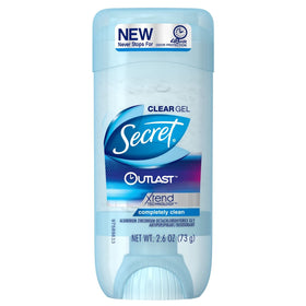 Secret Outlast clear gel used in real-life routine with deodorant benefits.