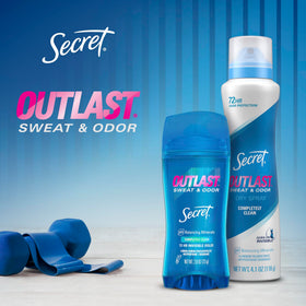 Secret Outlast goes on dry to keep you feeling dry