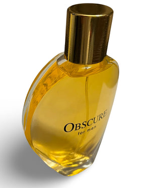 Front label of Secret Plus OBSCURE, signaling a modern masculine fragrance.
