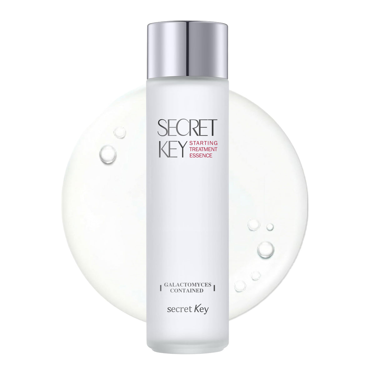 Secret Key Starting Care Essence bottle shows radiant glow after application.