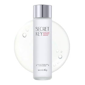 Secret Key Starting Care Essence bottle shows radiant glow after application.